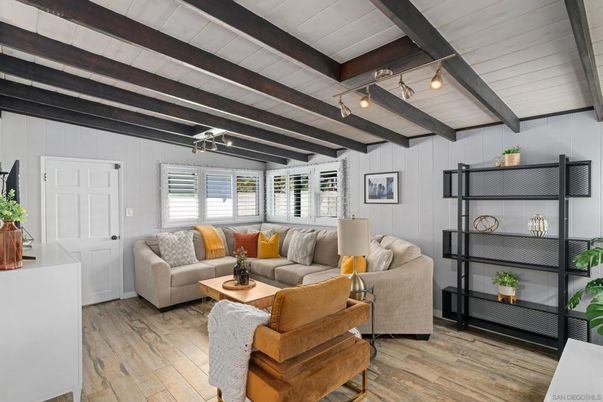 Interior, Living room, Wooden Beams, Wood Texture Flooring