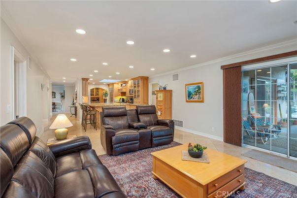 Interior, Kitchen, Living room, Recessed Lighting