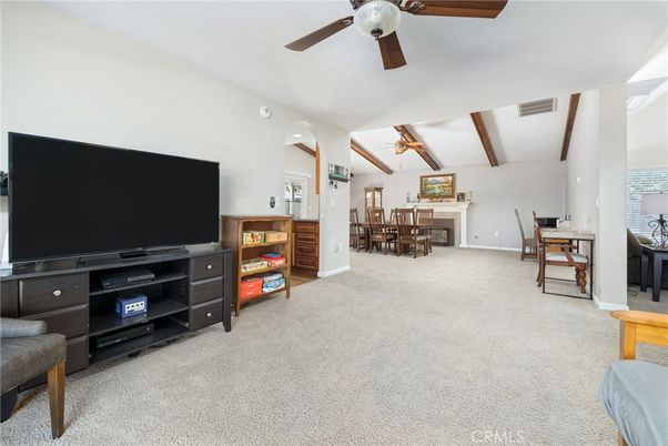 Dining room, Interior, Wooden Beams