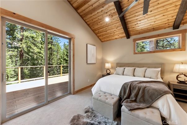 Bedroom, Interior, Recessed Lighting, Wooden Beams, Wooden Ceilings