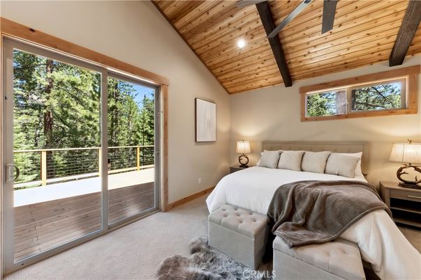 Bedroom, Interior, Recessed Lighting, Wooden Beams, Wooden Ceilings