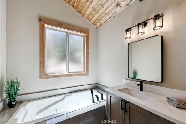 Bathroom, Interior, Wooden Ceilings