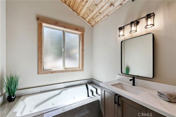 Bathroom, Interior, Wooden Ceilings