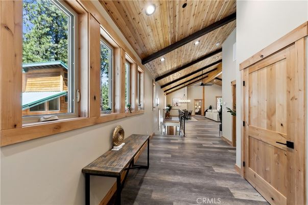Interior, Recessed Lighting, Wooden Beams, Wooden Ceilings, Wood Texture Flooring