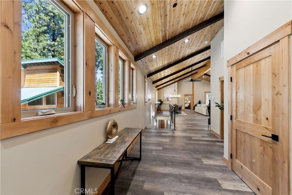 Interior, Recessed Lighting, Wooden Beams, Wooden Ceilings, Wood Texture Flooring
