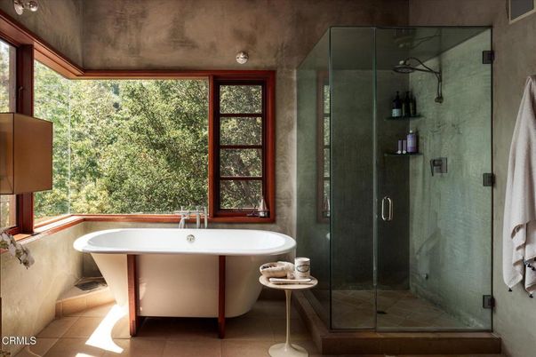Bathroom, Free Standing Baths, Glass Shower, Interior
