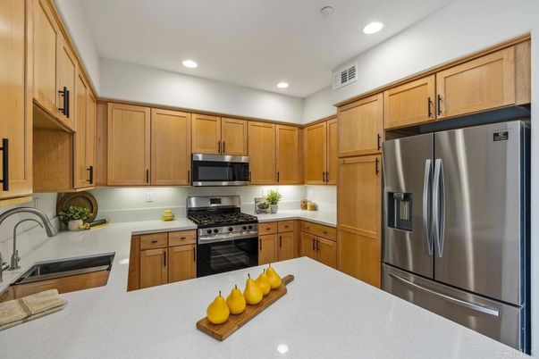 Interior, Kitchen, Recessed Lighting, Stainless Steel Appliances