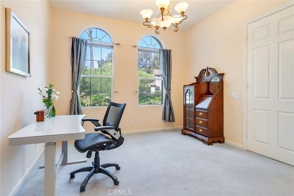 Chandelier, Home Office, Interior