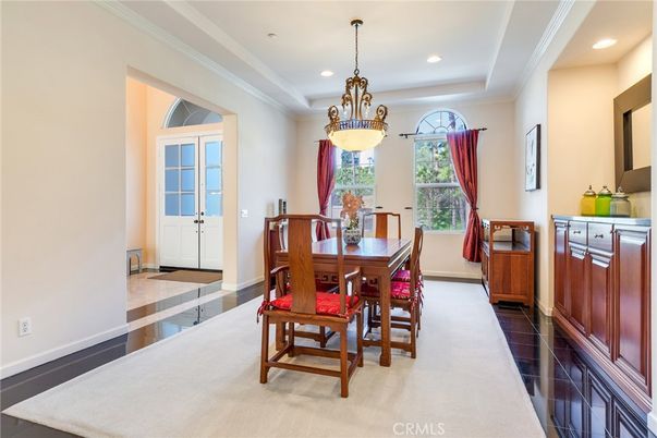 Dining room, Interior, Pendant Lights, Recessed Lighting