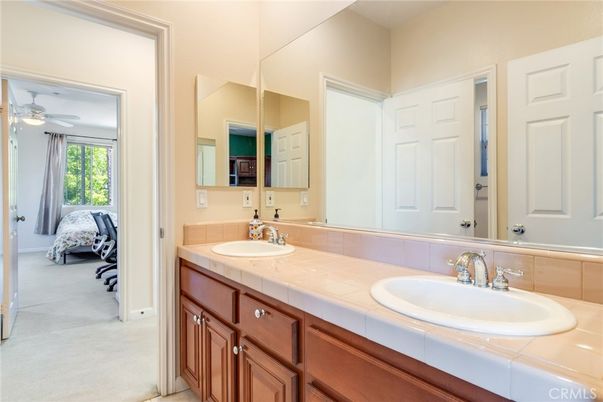 Bathroom, Dual Sink Vanities, Interior, Tile Countertops