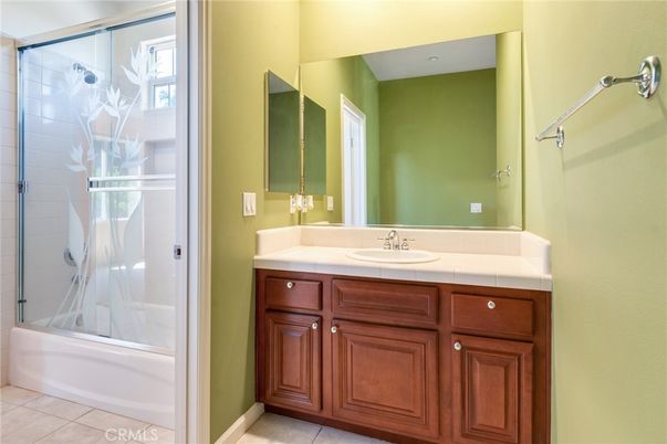 Bathroom, Glass Shower, Interior, Tile Countertops