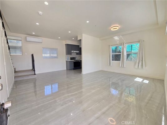 Empty room, Interior, Kitchen, Recessed Lighting