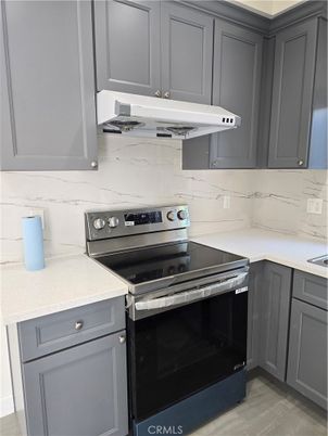 Interior, Kitchen, Marble Walls, Stainless Steel Appliances, Wood Texture Flooring