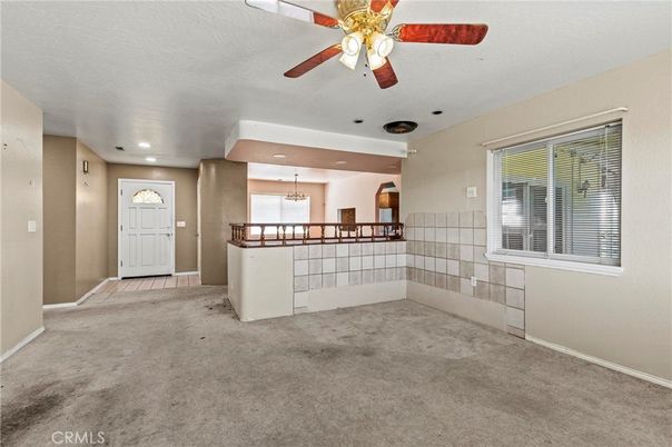 Empty room, Interior, Recessed Lighting