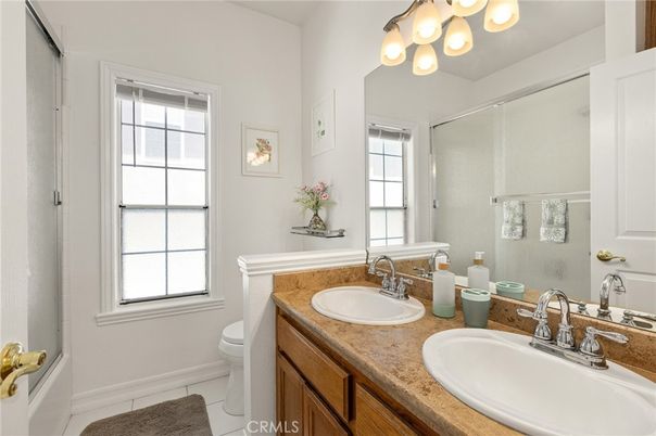 Bathroom, Dual Sink Vanities, Glass Shower, Interior