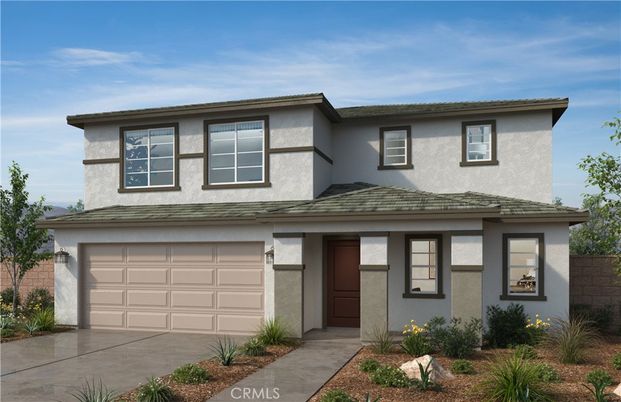 Attached, Exterior, Facade, Mediterranean