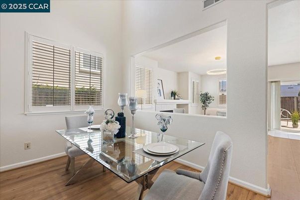 Dining room, Interior, Wood Texture Flooring