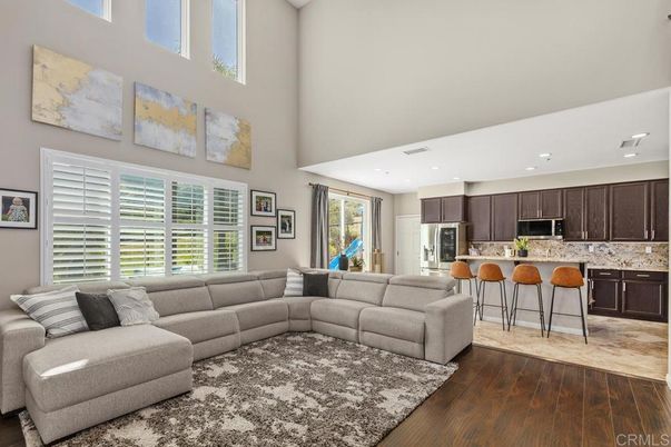 Interior, Kitchen, Living room, Recessed Lighting, Wood Texture Flooring