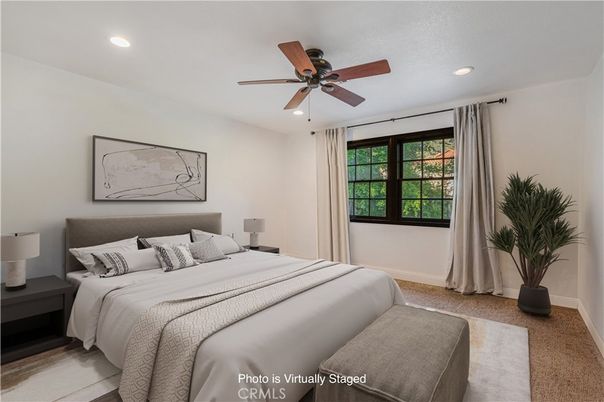 Bedroom, Interior, Recessed Lighting