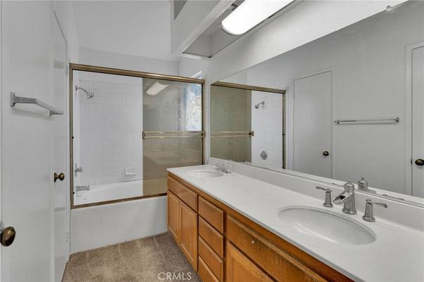 Bathroom, Dual Sink Vanities, Glass Shower, Interior