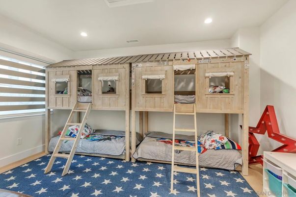 Bedroom, Interior, Recessed Lighting