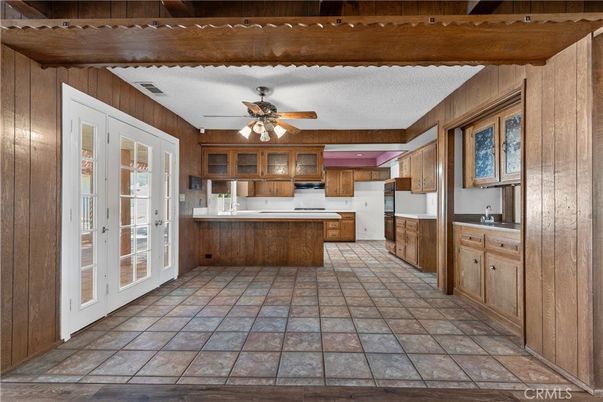 Interior, Kitchen, Wooden Walls