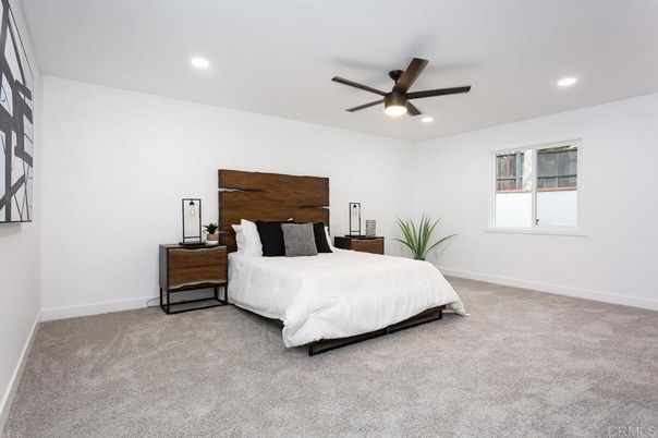 Bedroom, Interior, Recessed Lighting