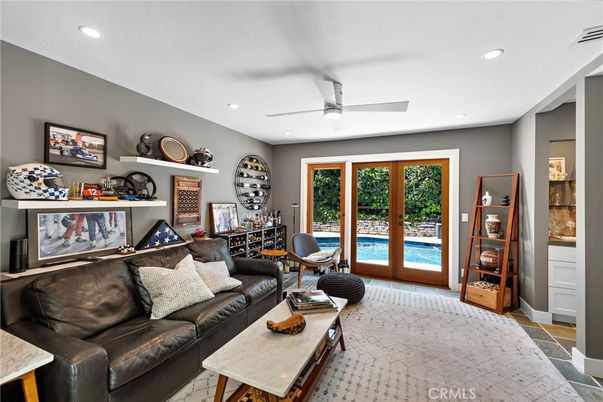 Interior, Living room, Recessed Lighting
