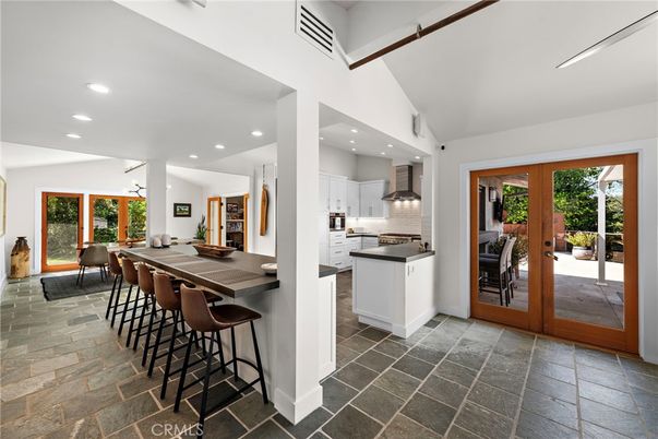 Dining room, Interior, Kitchen, Recessed Lighting