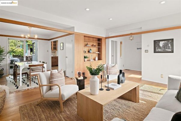 Home Office, Interior, Living room, Recessed Lighting, Wood Texture Flooring