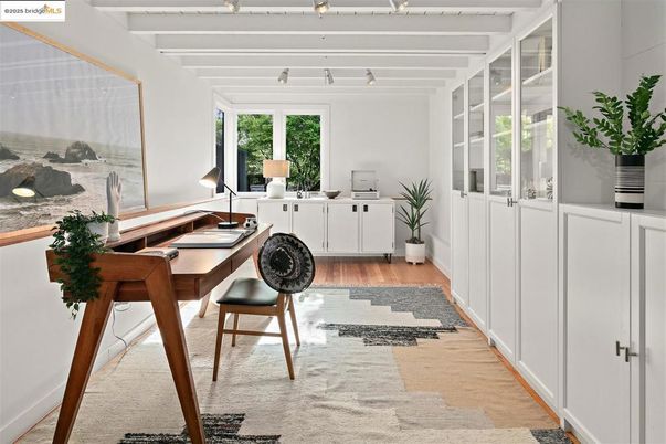 Home Office, Interior, Wood Texture Flooring