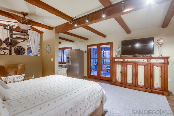Bedroom, Interior, Wooden Beams, Wood Texture Flooring