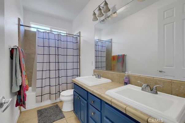 Bathroom, Dual Sink Vanities, Interior, Tile Countertops