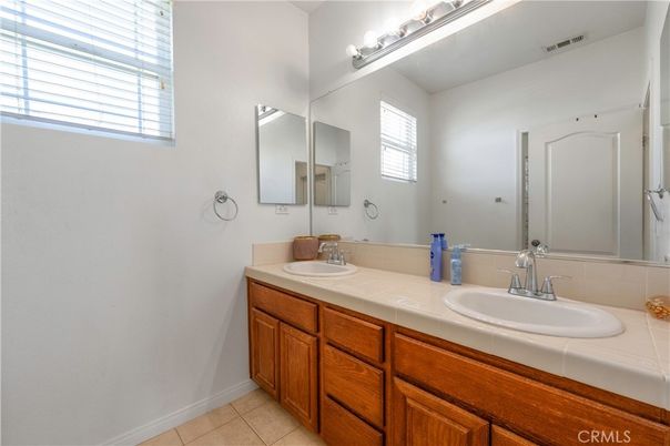 Bathroom, Dual Sink Vanities, Interior, Tile Countertops