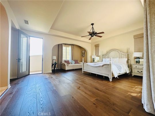 Bedroom, Interior, Wood Texture Flooring
