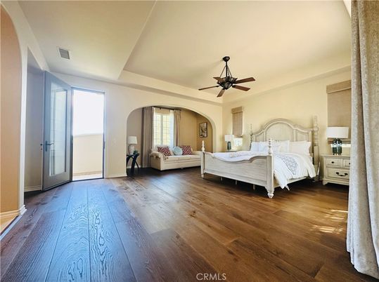 Bedroom, Interior, Wood Texture Flooring