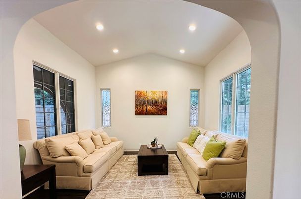 Interior, Living room, Recessed Lighting