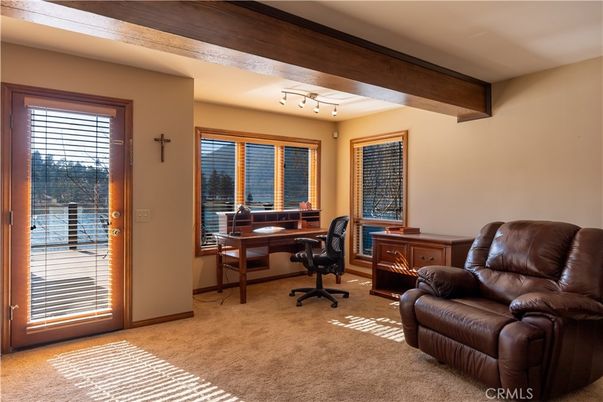 Home Office, Interior, Wooden Beams