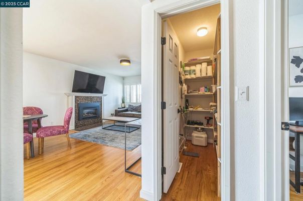 Fireplace, Interior, Wood Texture Flooring