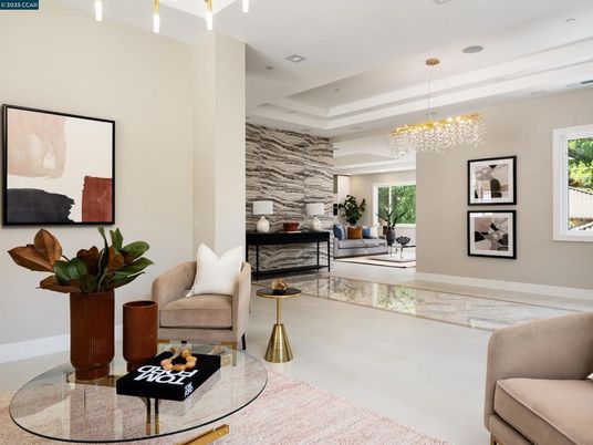 Chandelier, Interior, Living room, Recessed Lighting