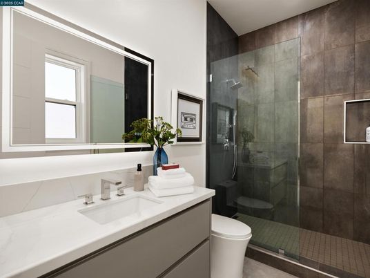 Bathroom, Glass Shower, Interior