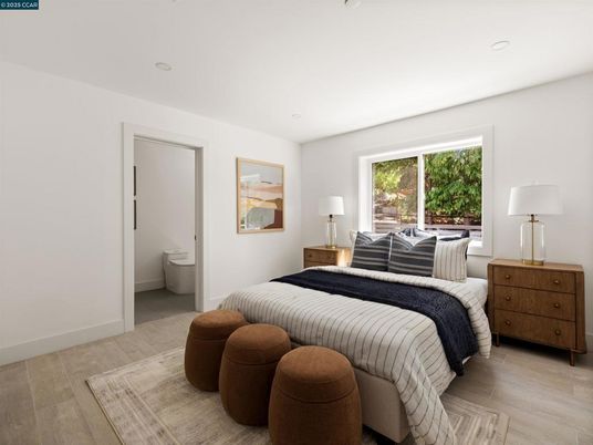 Bathroom, Bedroom, Interior, Recessed Lighting, Wood Texture Flooring