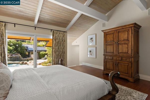 Bedroom, Interior, Wooden Ceilings, Wood Texture Flooring