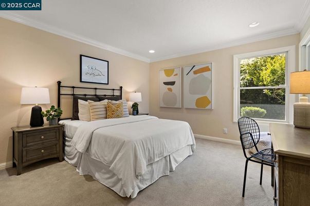 Bedroom, Interior, Recessed Lighting