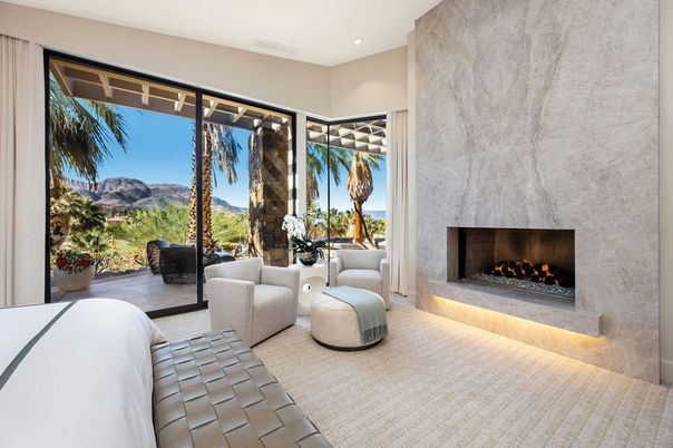 Fireplace, Interior, Living room, Recessed Lighting