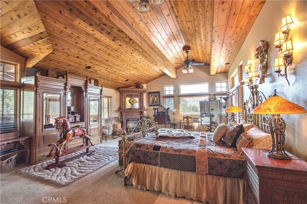 Bedroom, Fireplace, Interior, Wooden Beams, Wooden Ceilings