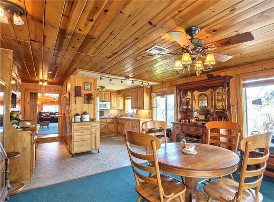 Chandelier, Dining room, Interior, Kitchen, Wooden Ceilings, Wooden Walls