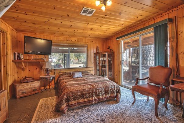 Bedroom, Interior, Wooden Ceilings, Wooden Walls