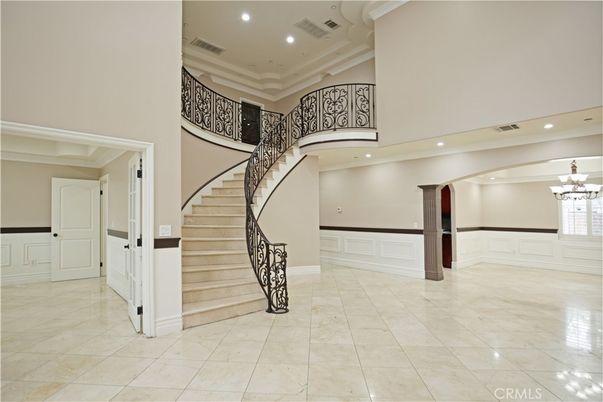 Chandelier, Interior, Recessed Lighting