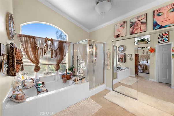 Bathroom, Bedroom, Glass Shower, Interior